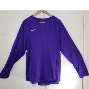 Nike Baseball Pullover Mens Wind Jacket L & 2XL